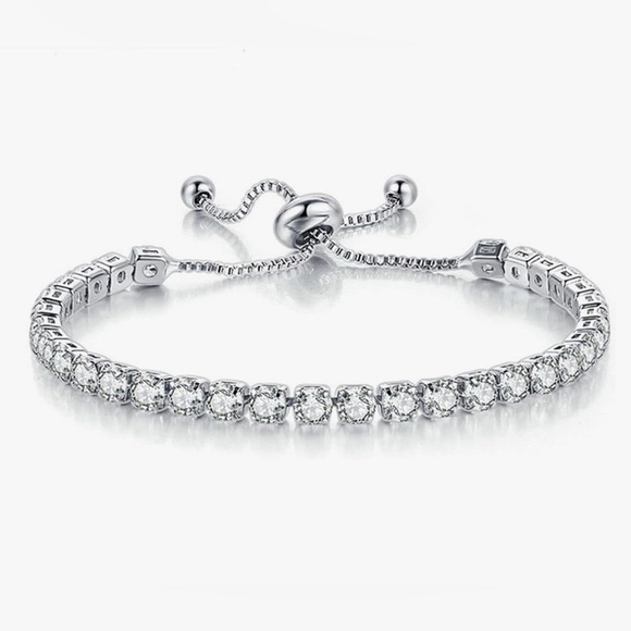 Jewelry - Silver Rhinestone Bracelet